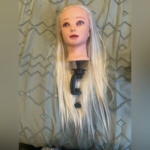 Mannequin Hair Styling Head
